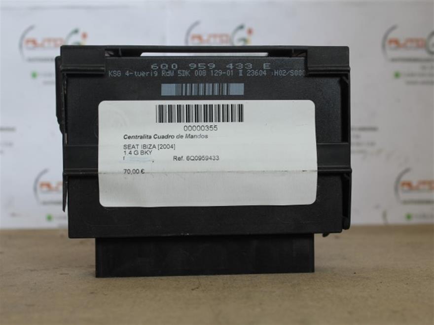 RECAMBIO para Seat Ibiza 1.4 G BKY IBIZA 6L (2004)