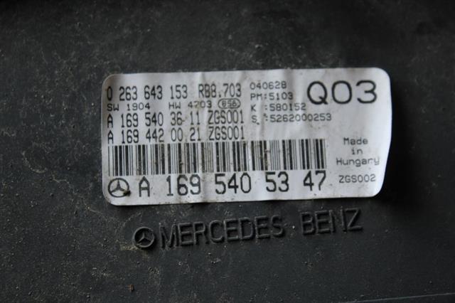 RECAMBIO para Mercedes A 180 2.0 CDI 80Kw (2004)