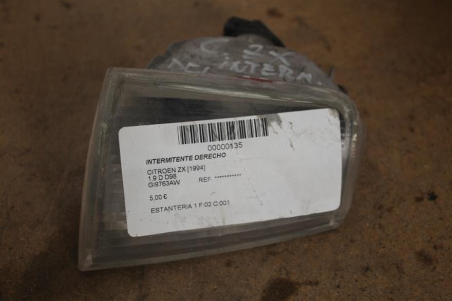 RECAMBIO para Citroen Zx 1.9 D D98 51Kw (1994)