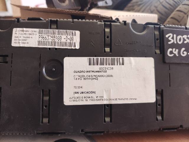 RECAMBIO para Citroen C4 G.PICASSO 1.6 HDI 80Kw (2009)