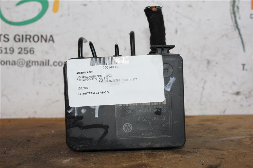 RECAMBIO para Volkswagen Golf 1.9 TDI GOLF IV 81Kw (2002)