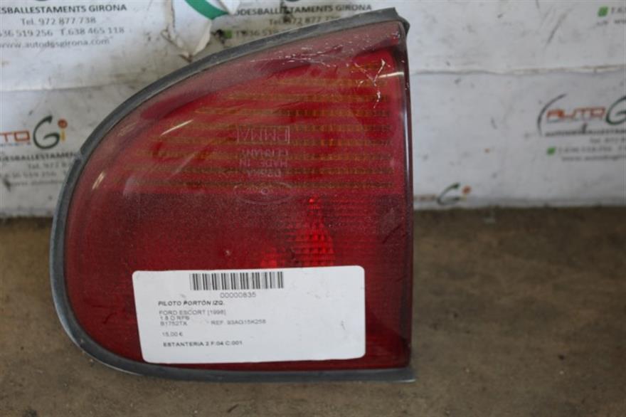 RECAMBIO para Ford Escort 1.8 G RFS (1998)