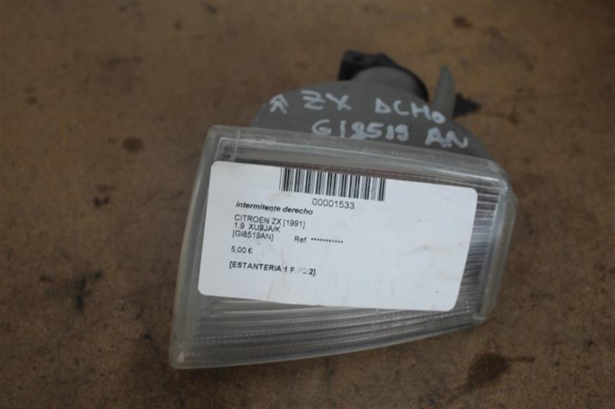 RECAMBIO para Citroen Zx 1.9 G 93,50Kw (1991)