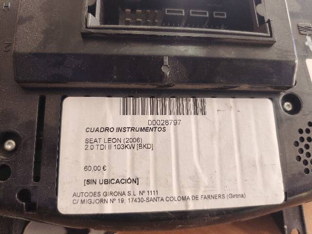 RECAMBIO para Seat Leon 2.0 TDI II 103Kw (2006)