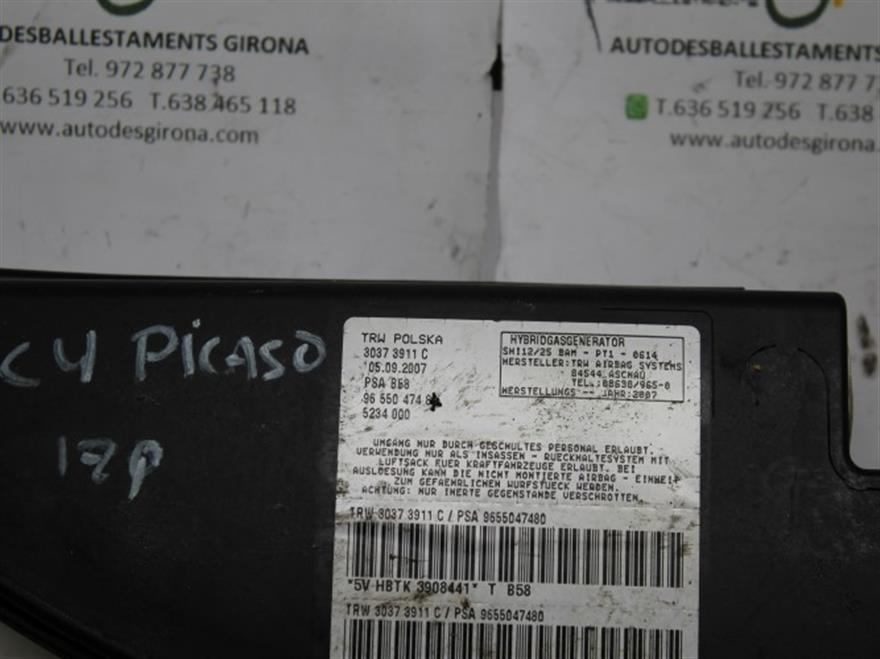 RECAMBIO para Citroen C  4 1.6 HDI PICASSO (2007)