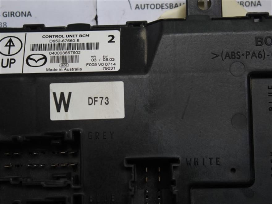 RECAMBIO para Mazda  2 1.3 G 63Kw (2008)