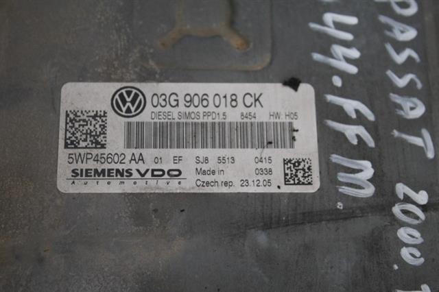 RECAMBIO para Volkswagen Passat 2.0 TDI 103Kw (2006)