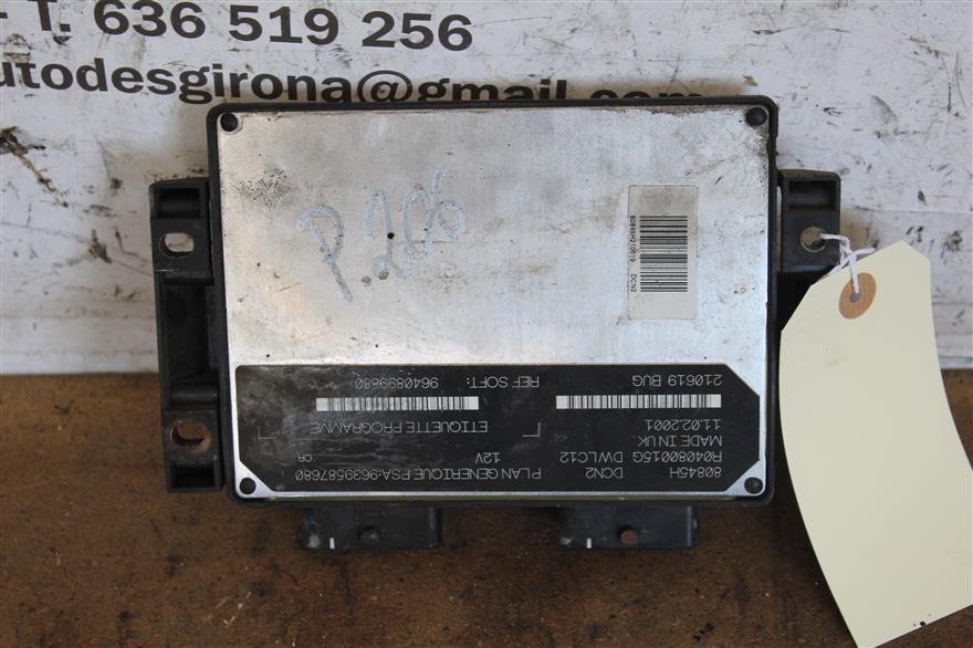 RECAMBIO para Peugeot 206 1.9 D 51Kw (2001)