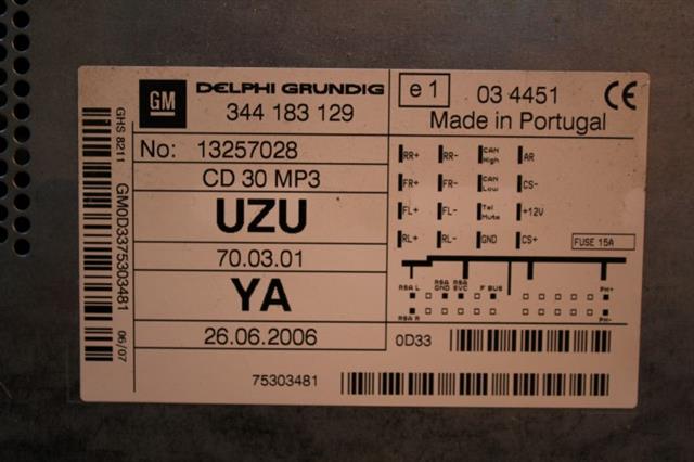 RECAMBIO para Opel Corsa 1.3 CDTI CORSA D 55Kw (2007)