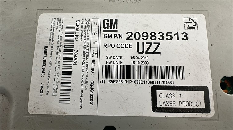 RECAMBIO para Opel Insignia 2.0 CDTI 118Kw (2011)