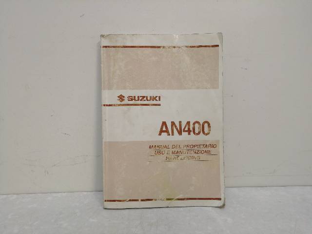 MANUAL-PROPIETARIO  SUZUKI BURGMAN 400 ( AN400 ) 23,5 (2003)