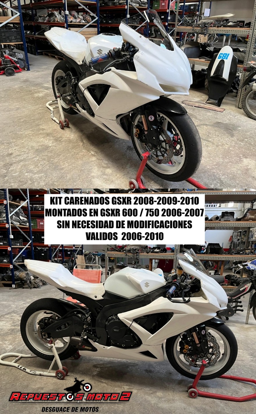 CARENDOS-CIRCUITO  SUZUKI GSX-R 600-750 (2008)