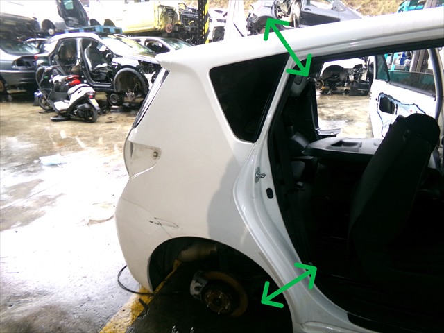 Corte Aleta Trasera Derecha