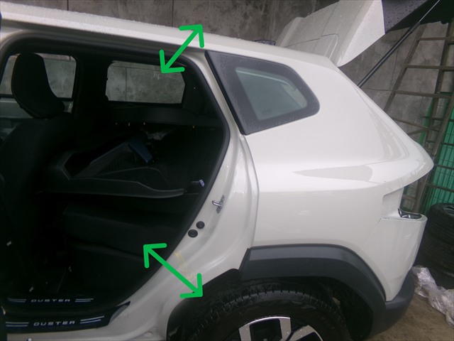 Corte Aleta Trasera Izquierda