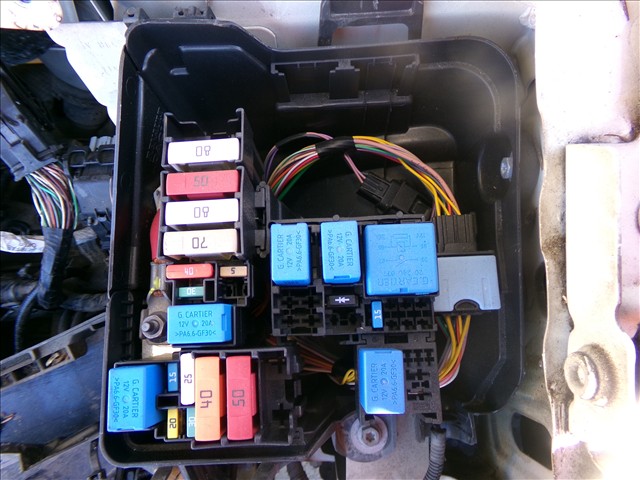 Caja Reles y Fusibles