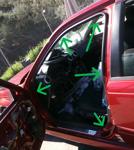 Goma Contorno Puerta Delantera Izquierda