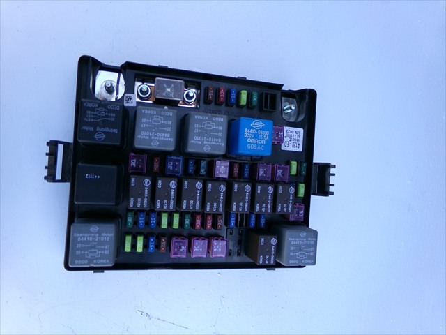 Caja Reles y Fusibles