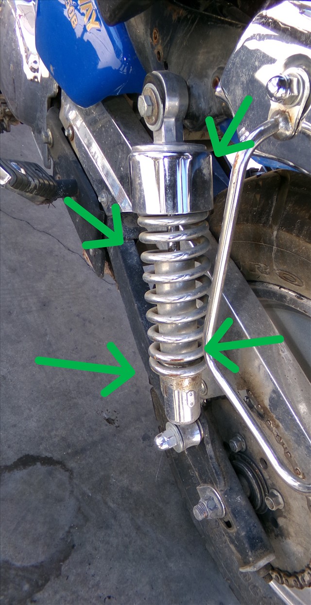 Amortiguador Trasero Izquierdo