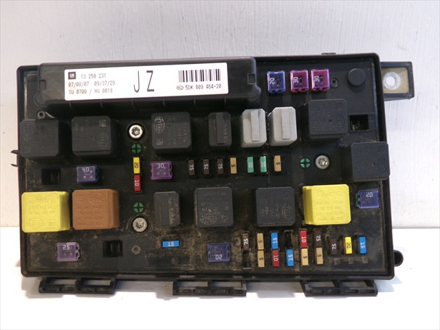 Caja Reles y Fusibles