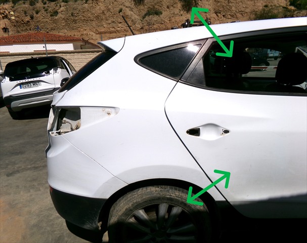 Corte Aleta Trasera Derecha