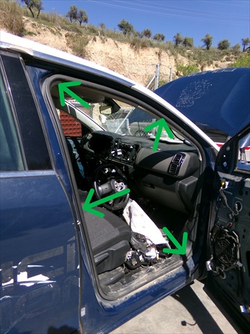 Goma Contorno Puerta Delantera Derecha