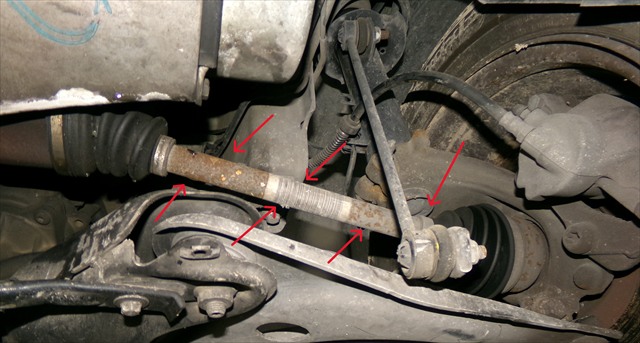 Palier Delantero Izquierdo