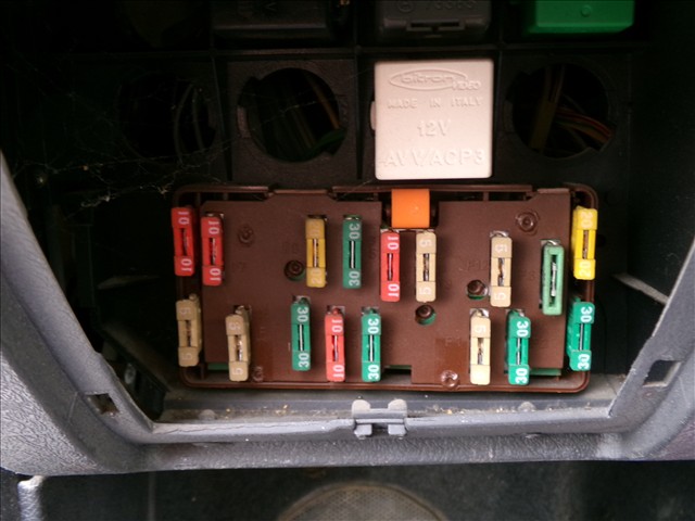 Caja Reles y Fusibles