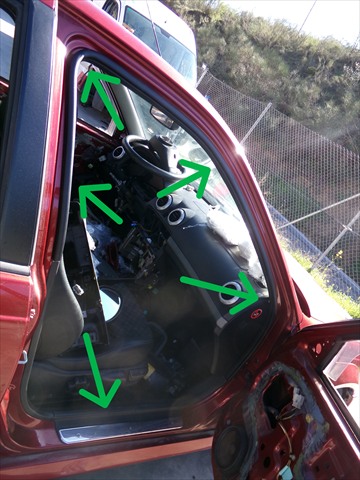 Goma Contorno Puerta Delantera Derecha