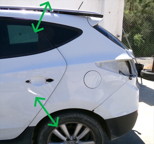 Corte Aleta Trasera Izquierda