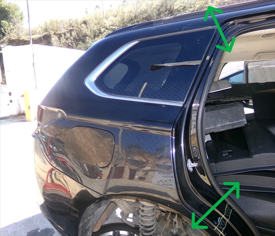 Corte Aleta Trasera Derecha