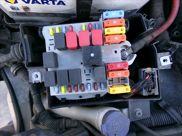 Caja Reles y Fusibles