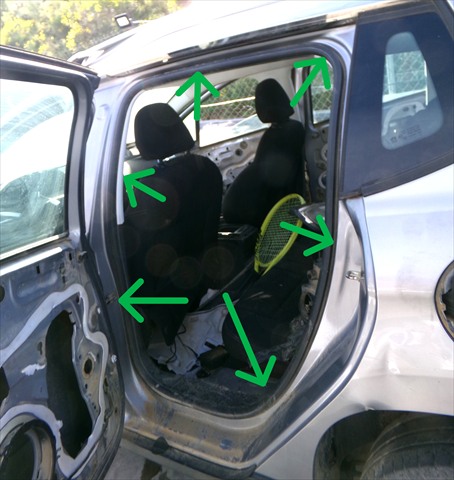 Goma Contorno Puerta Trasera Izquierda