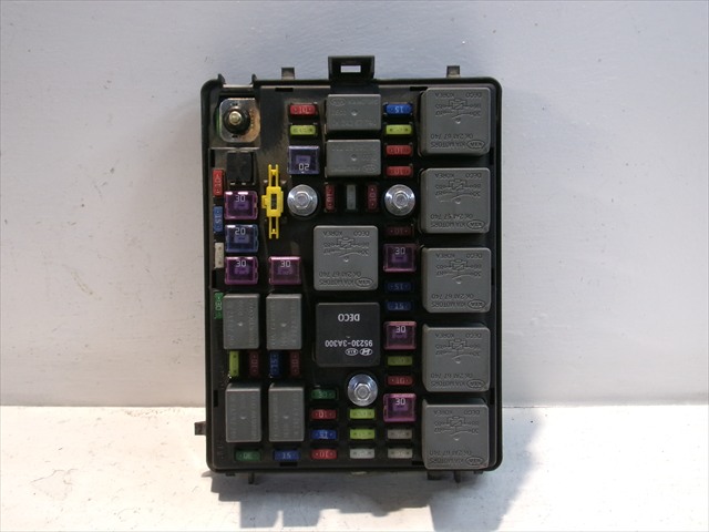 Caja Reles y Fusibles