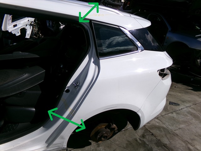 Corte Aleta Trasera Izquierda