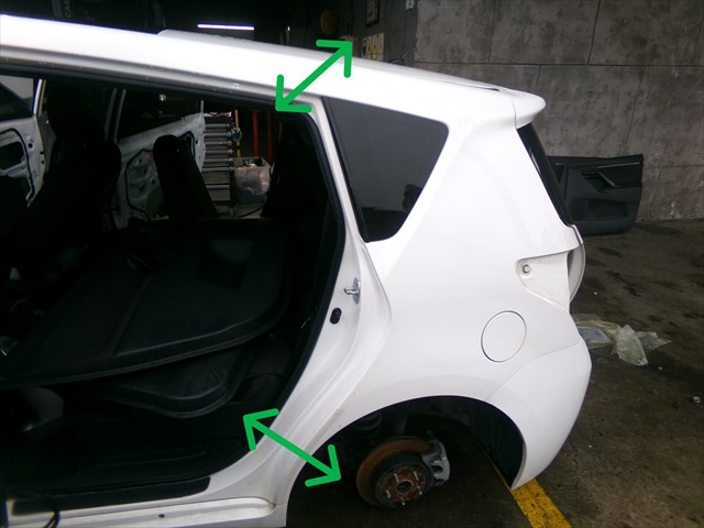 Corte Aleta Trasera Izquierda