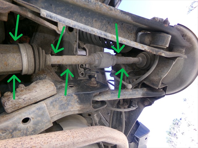 Palier Trasero Derecho