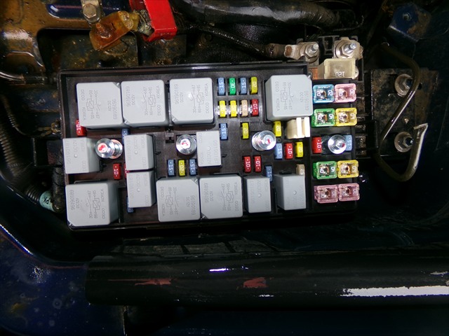 Caja Reles y Fusibles