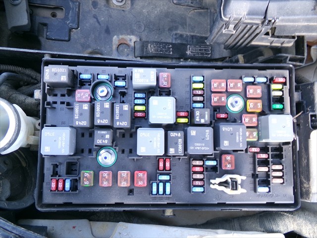 Caja Reles y Fusibles